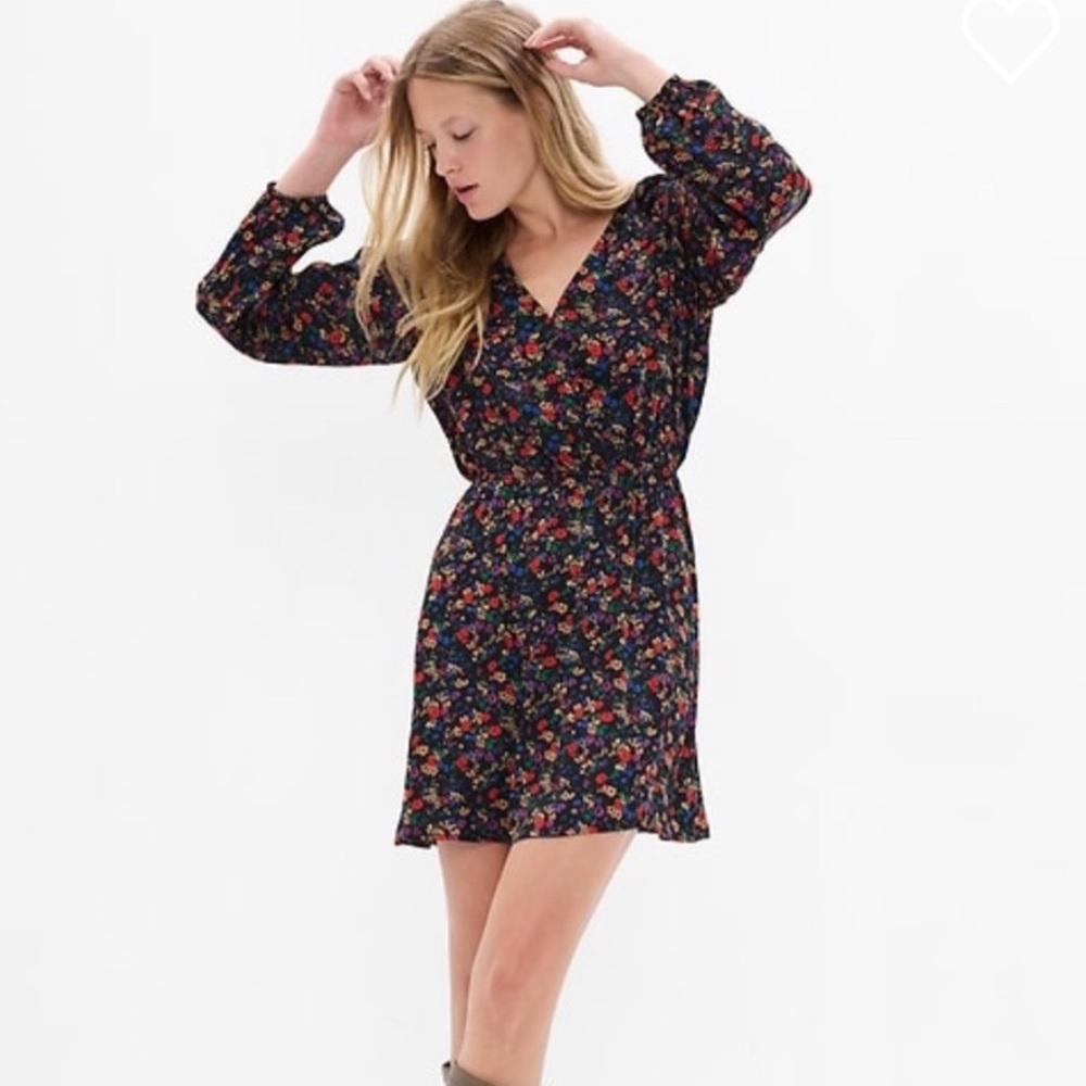 🎃Small Tall Floral Print Dress EUC